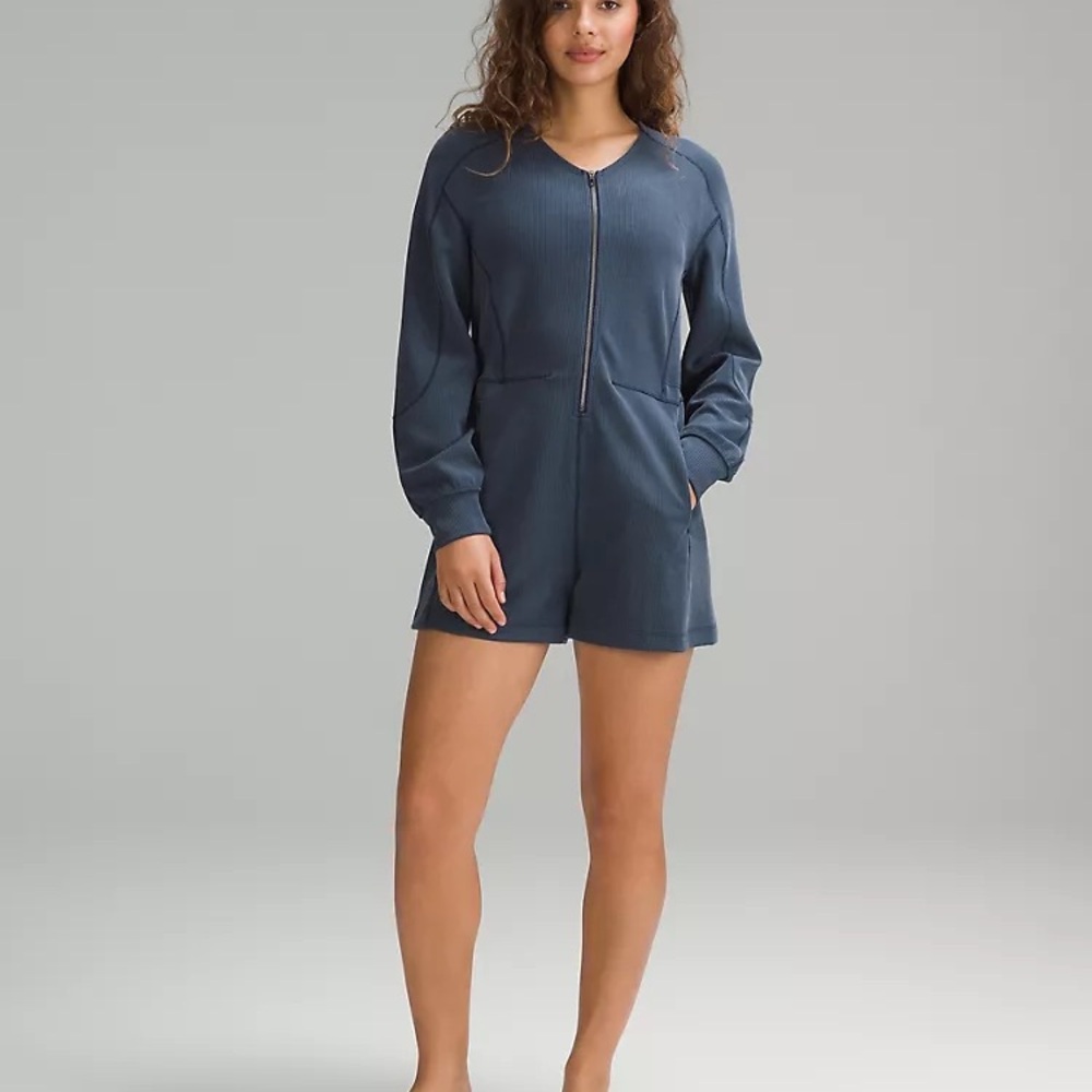 Like New Lululemon Ribbed Softstreme Romper